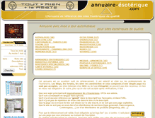 Tablet Screenshot of annuaire-esoterique.com